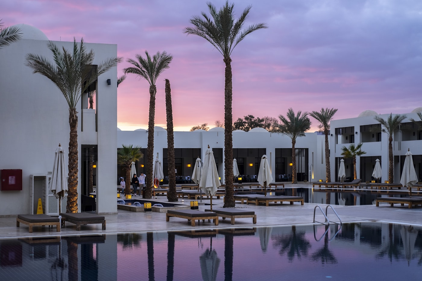 An ASAR property at sunset